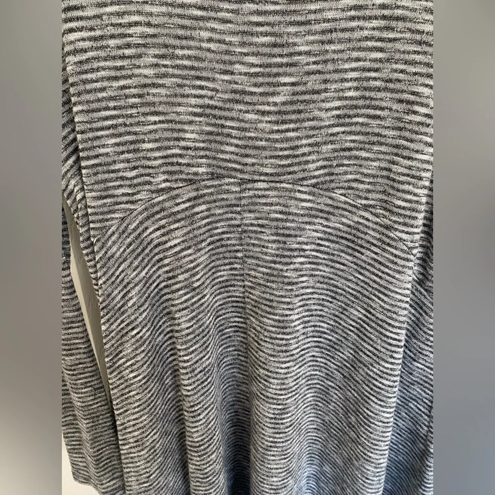 Rolla Coster Made in USA Striped Knit Open‎ Front Cardigan Sweater Medium